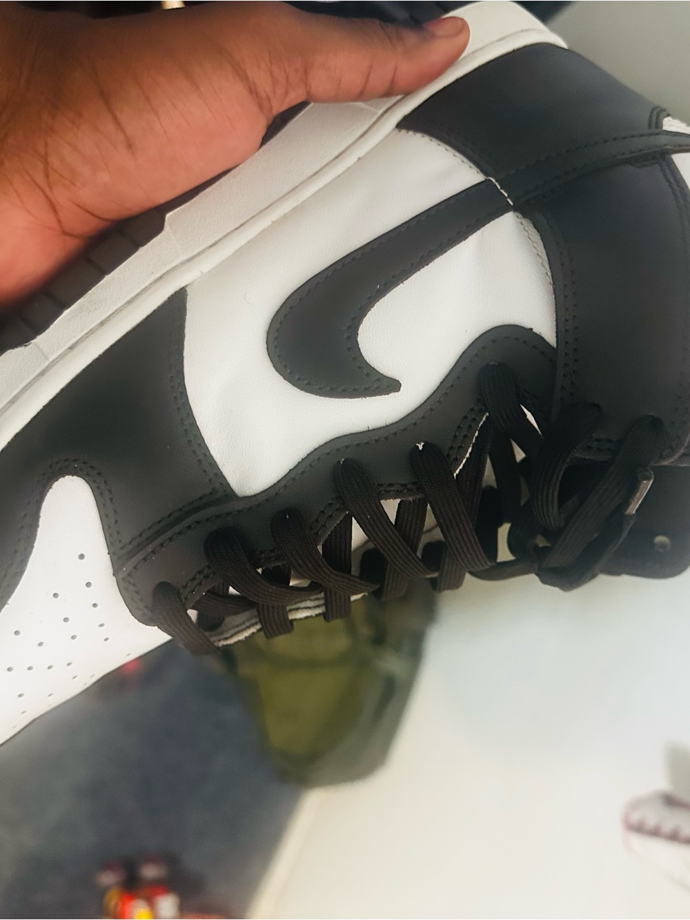 Nike Men’s Black and White Athletic Sneakers